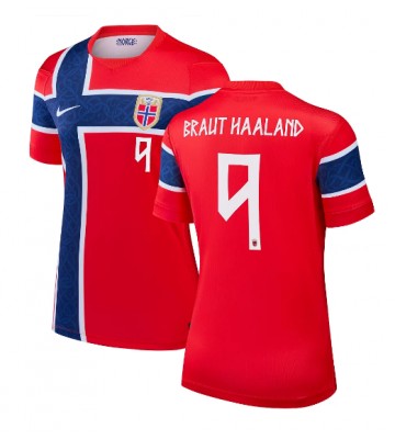 Norge Erling Haaland #9 Hjemmebanetrøje Dame VM 2026 Kortærmet